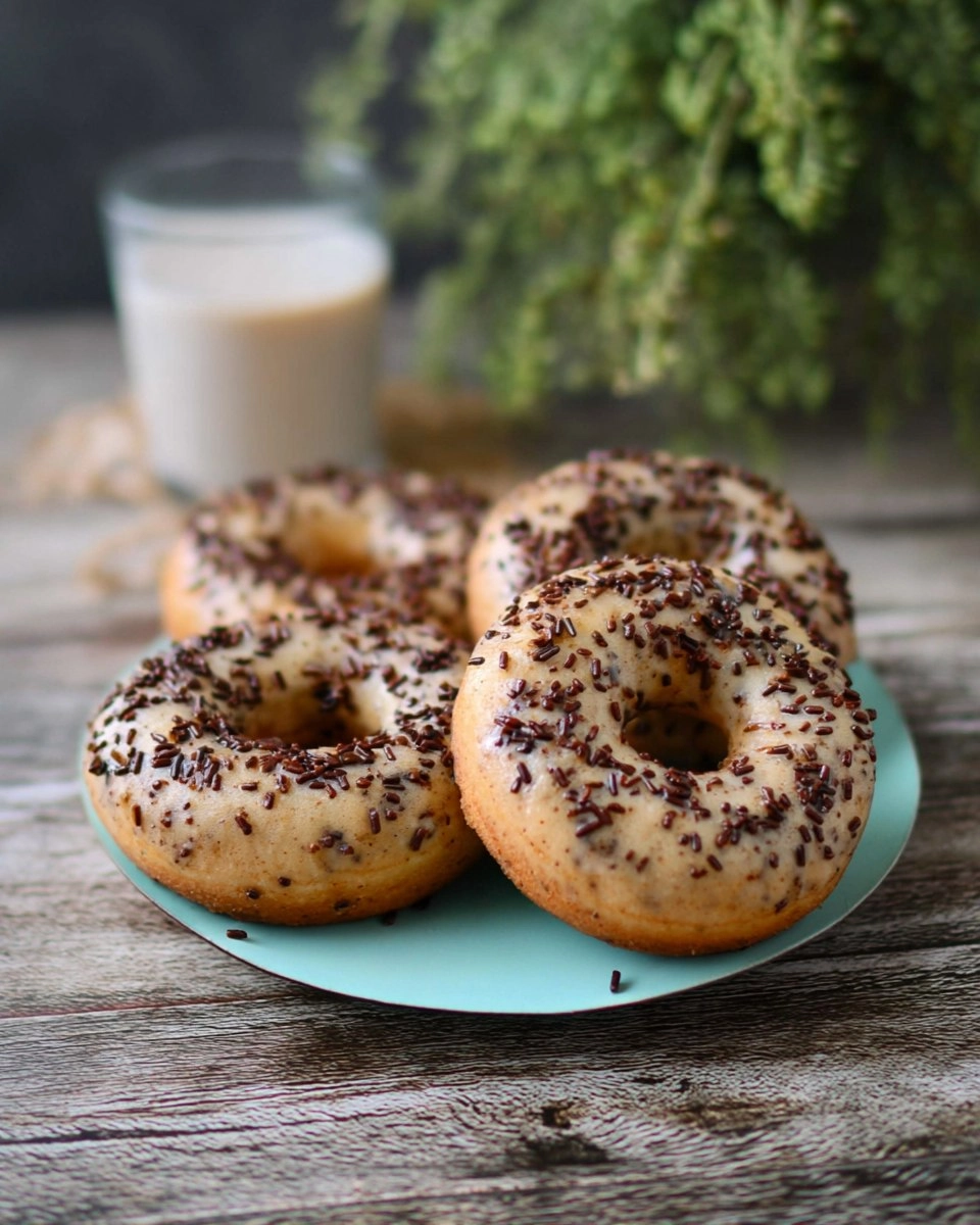 Donuts aux vermicelles chocolat