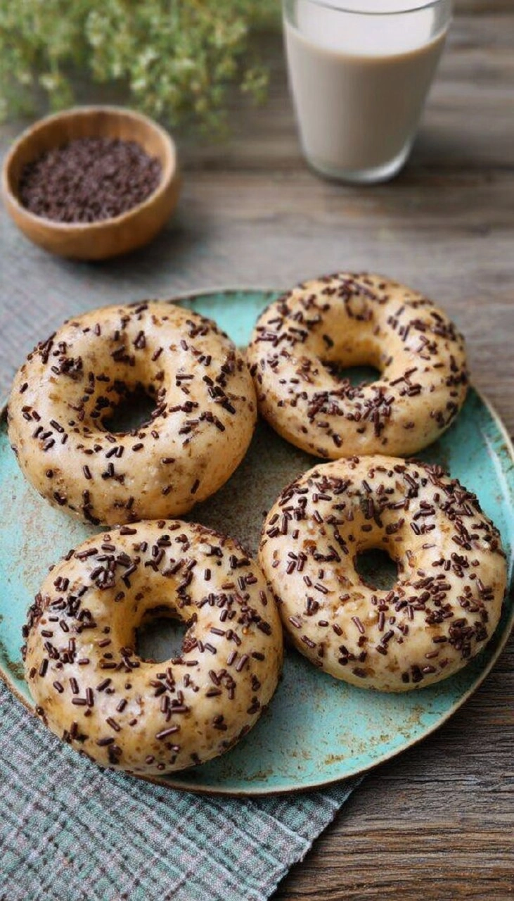 Donuts aux vermicelles chocolat