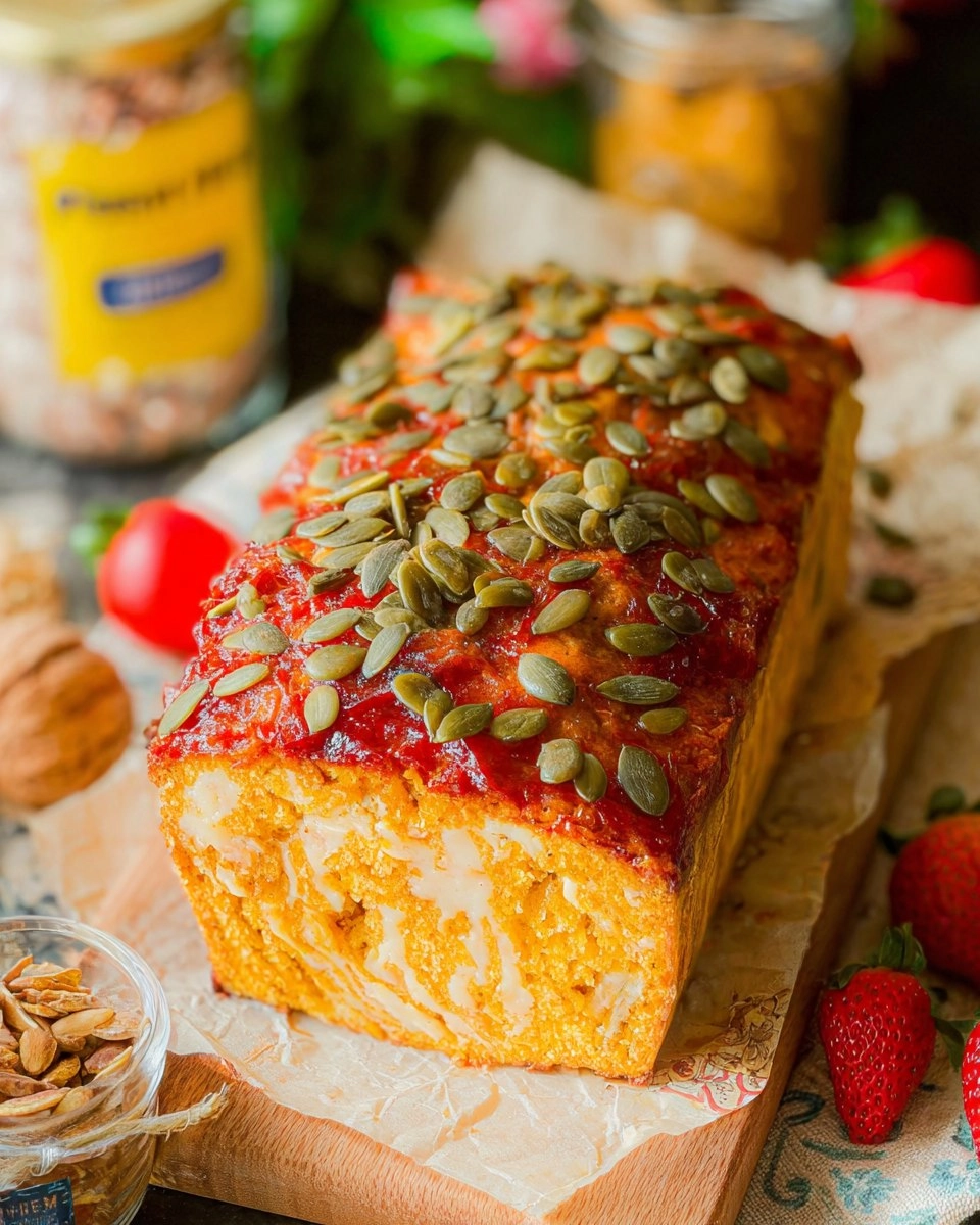 Cake au thon poivrons et olives