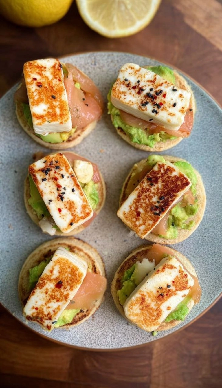 Recette-de-Crumpet-avocat-saumon-halloumi