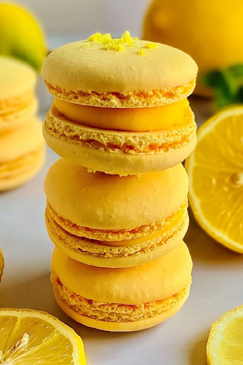 Macarons au citron