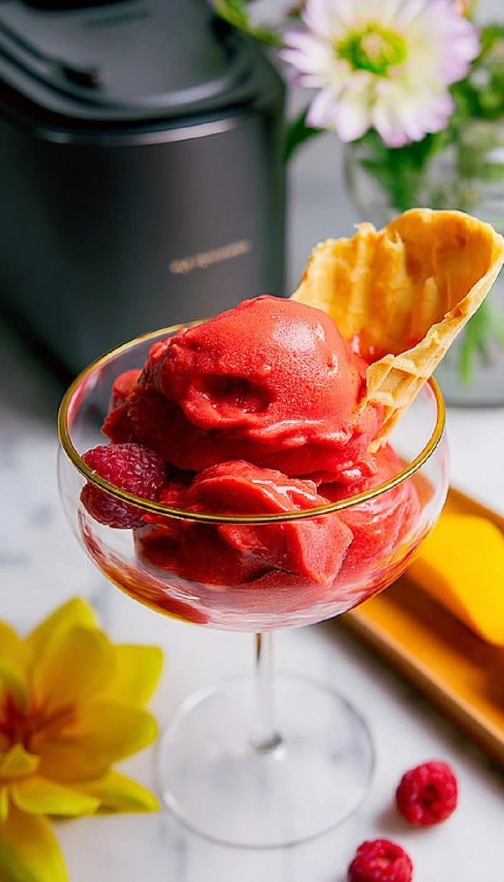 Recette-de-Sorbet-mangue-framboise