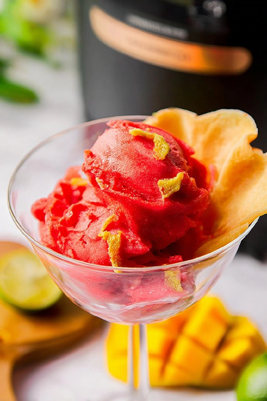 Sorbet mangue framboise