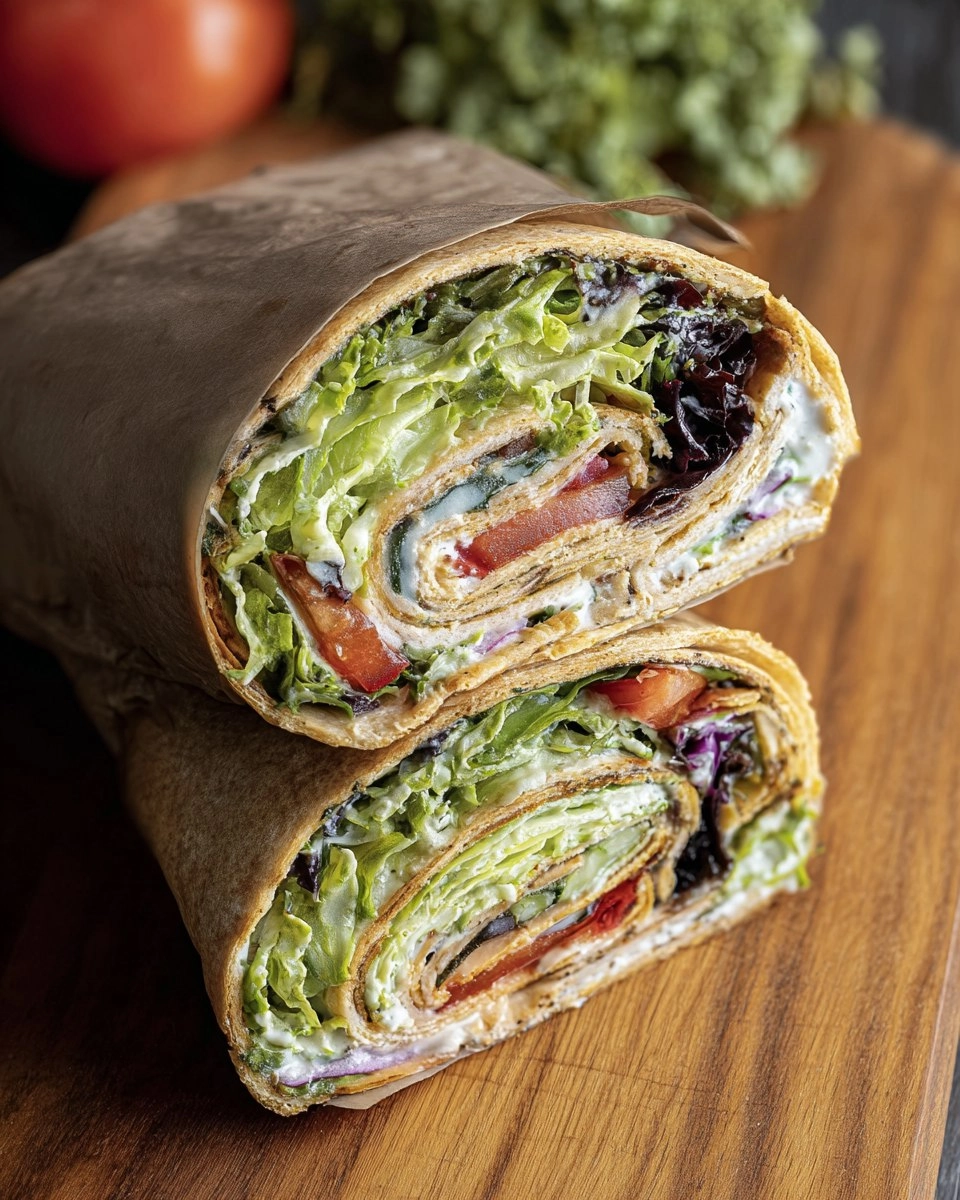Wrap protéiné au cottage cheese